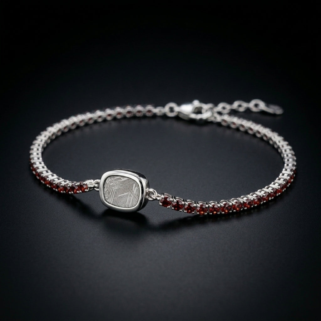 Meteorite Tennis Bracelet