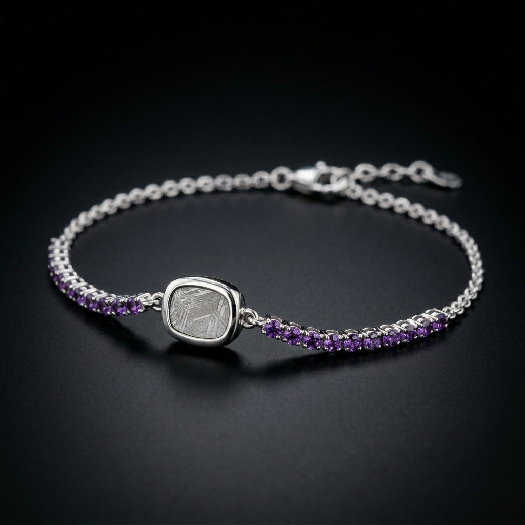 Meteorite Tennis Bracelet