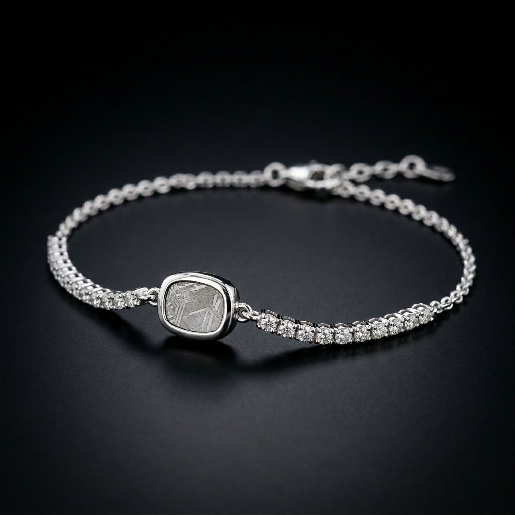 Meteorite Tennis Bracelet
