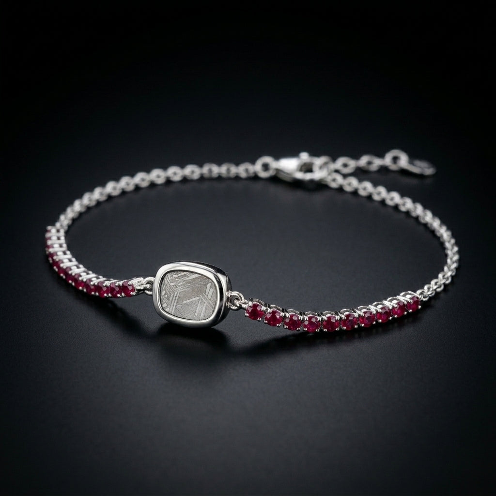 Meteorite Tennis Bracelet