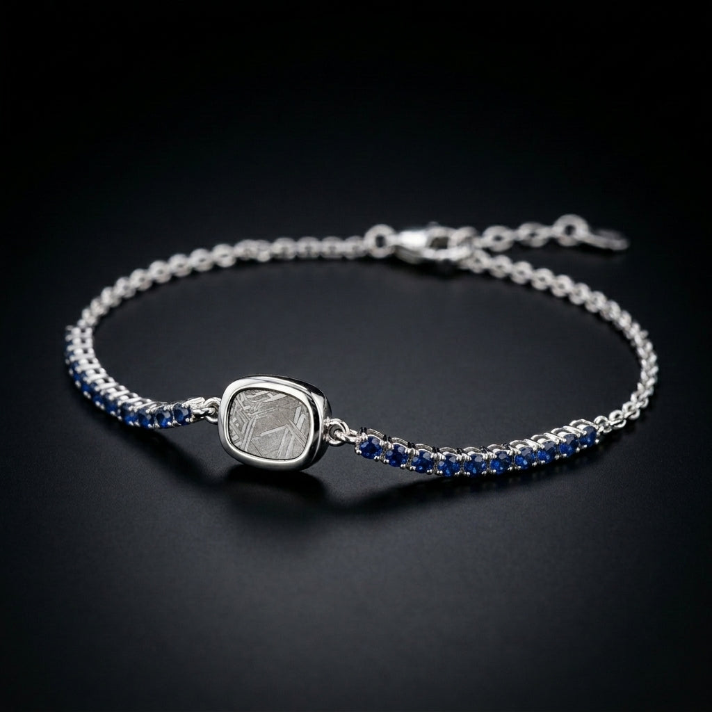 Meteorite Tennis Bracelet