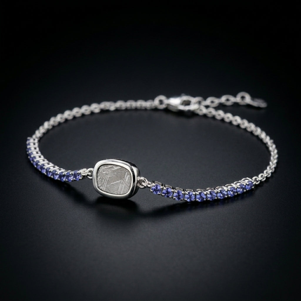 Meteorite Tennis Bracelet