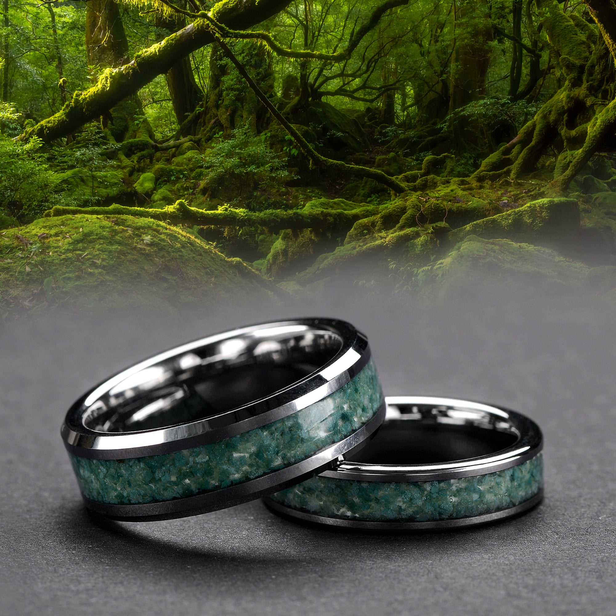 Tungsten Ring Wedding Band for Men - 8mm