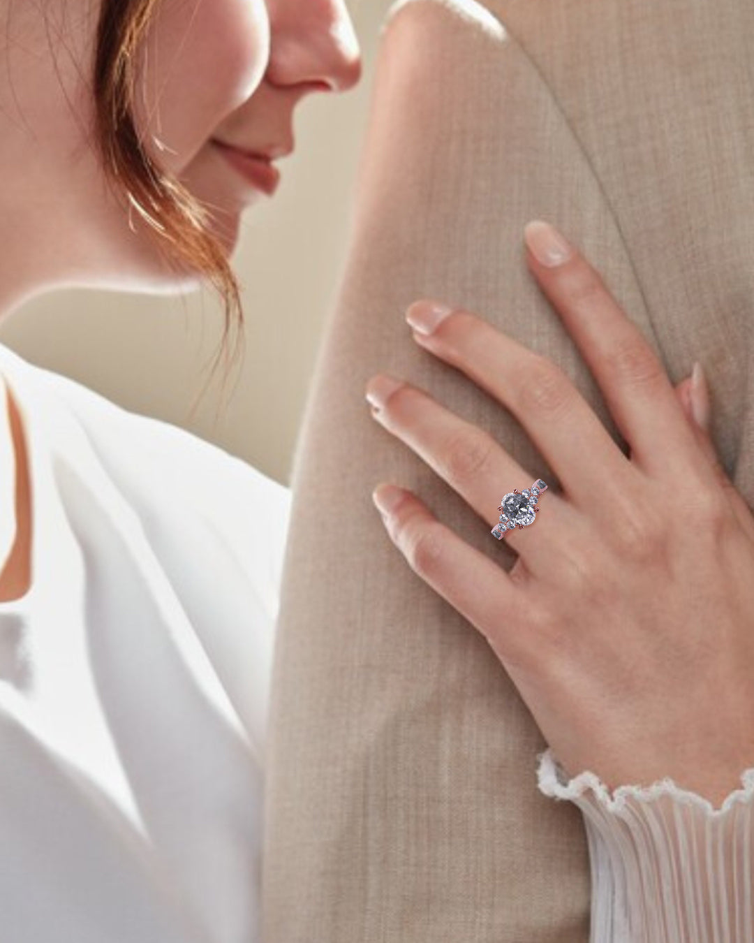 Galaxy Diamond and Meteorite Rings