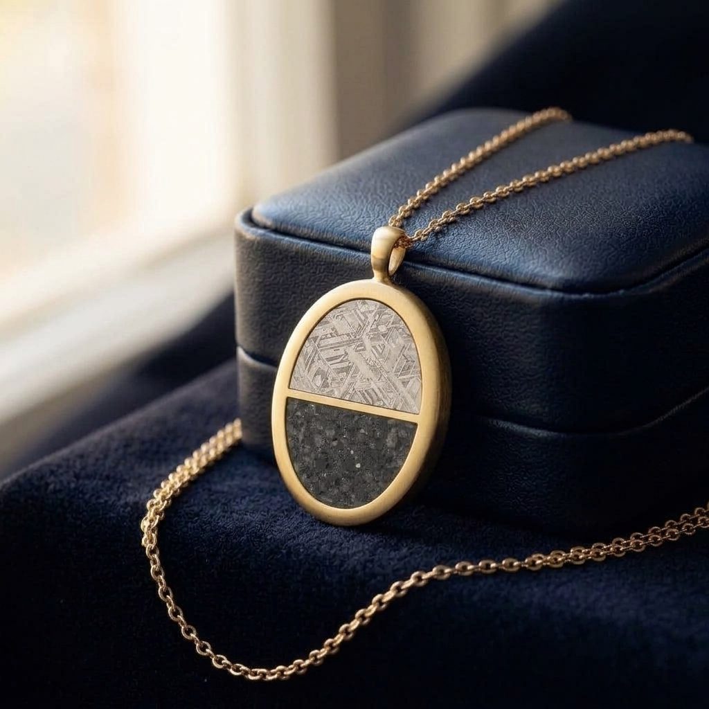 Horizon - Muonionalusta & Lunar Meteorite - Pendant