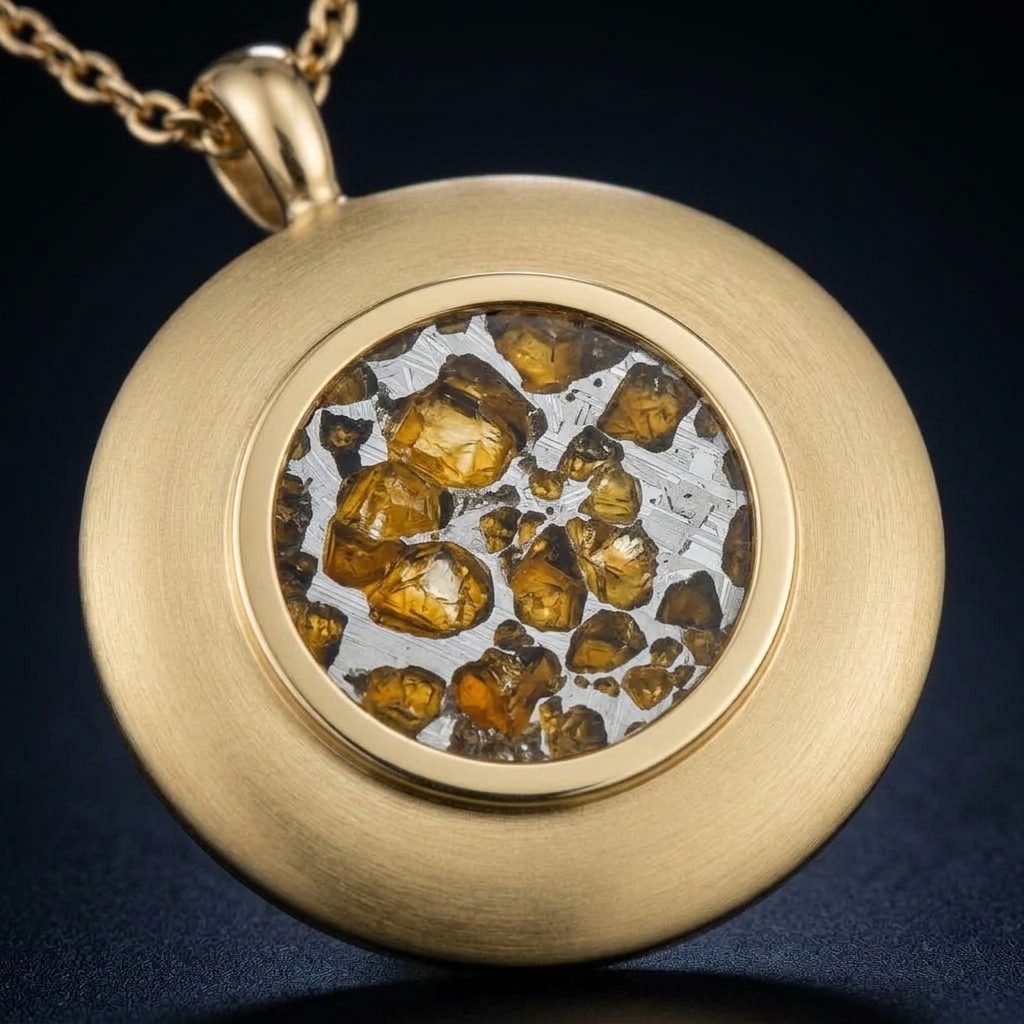Solstice - Sericho Pallasite - Pendant