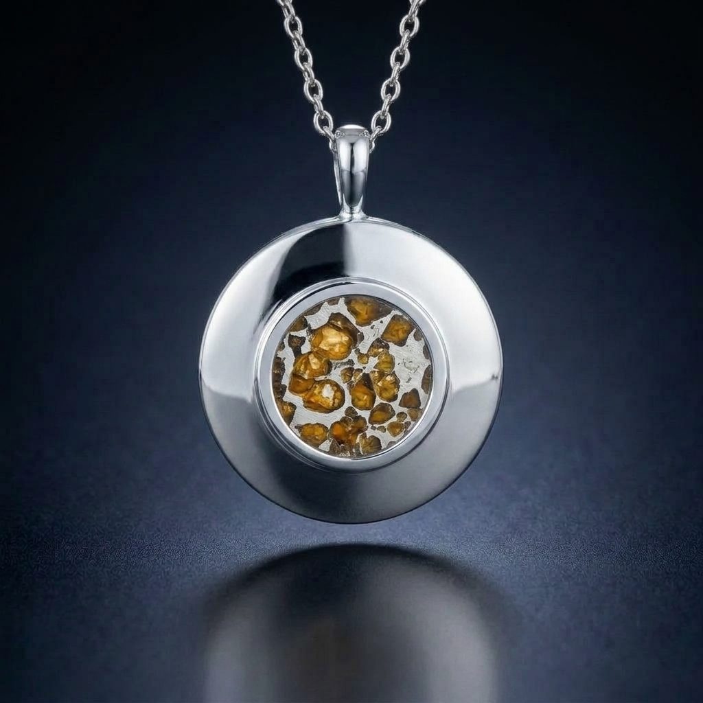 Solstice - Sericho Pallasite - Pendant