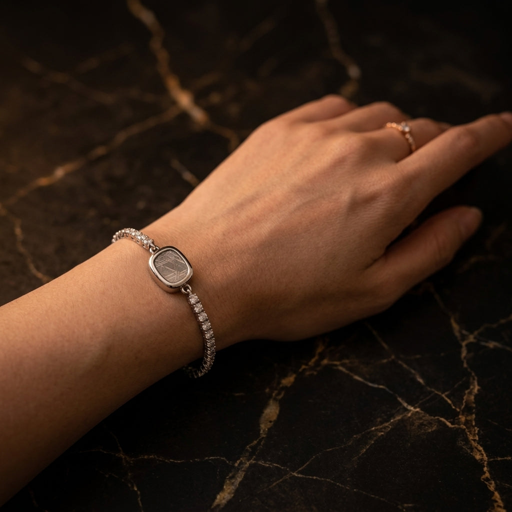 Meteorite Tennis Bracelet