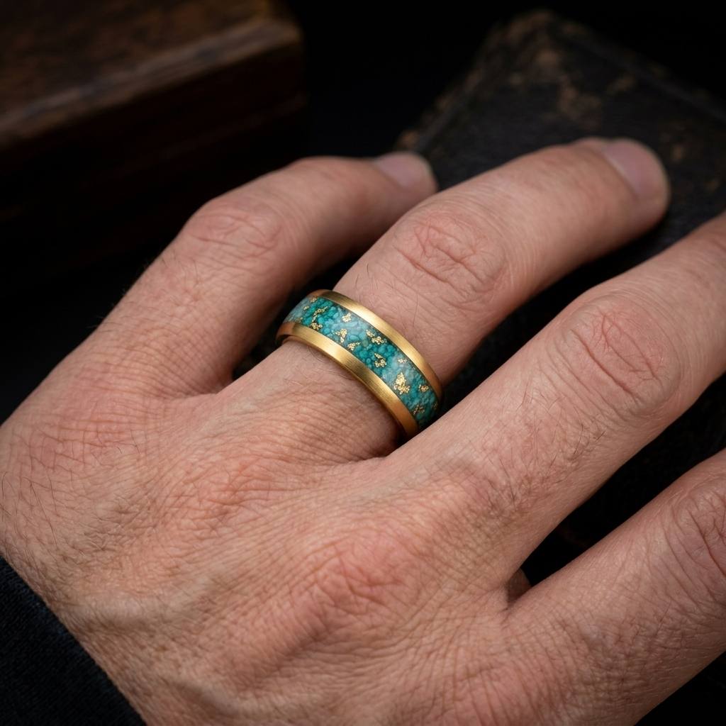 Men's Ring On Hand