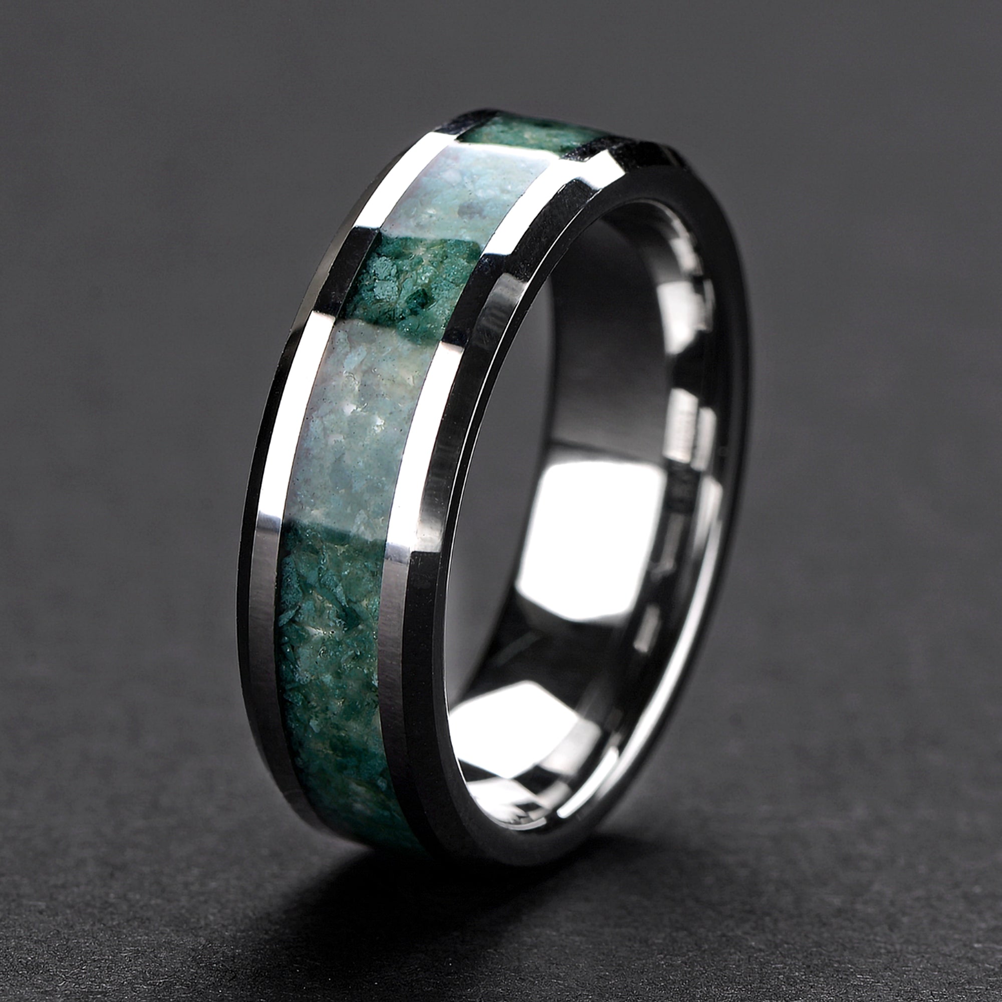 Tungsten Ring Wedding Band for Men - 8mm