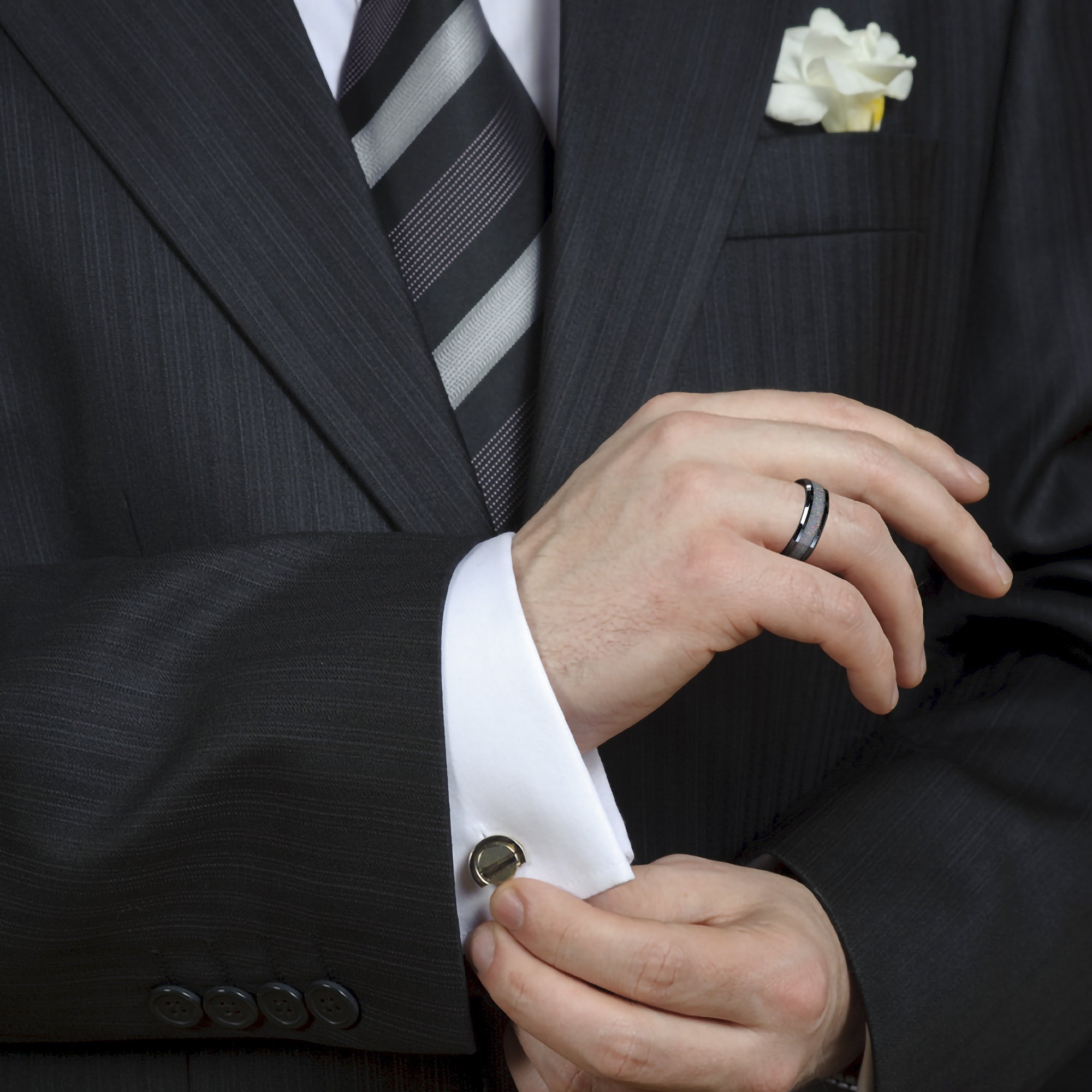 Tungsten Ring Wedding Band for Men - 8mm