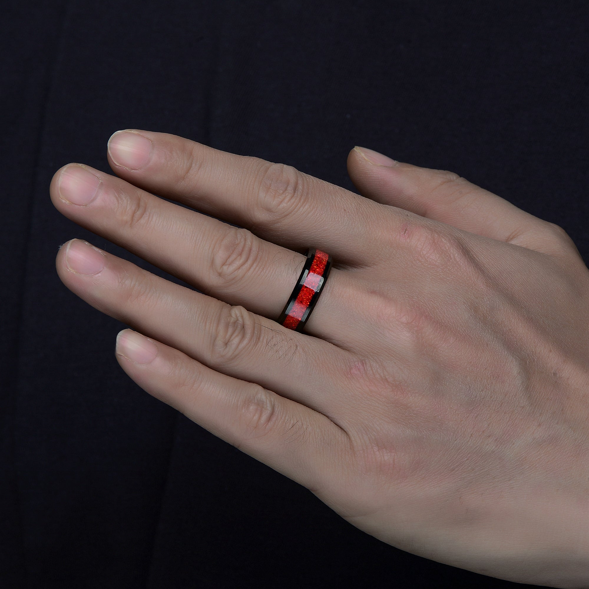 Tungsten Ring Wedding Band for Men - 8mm