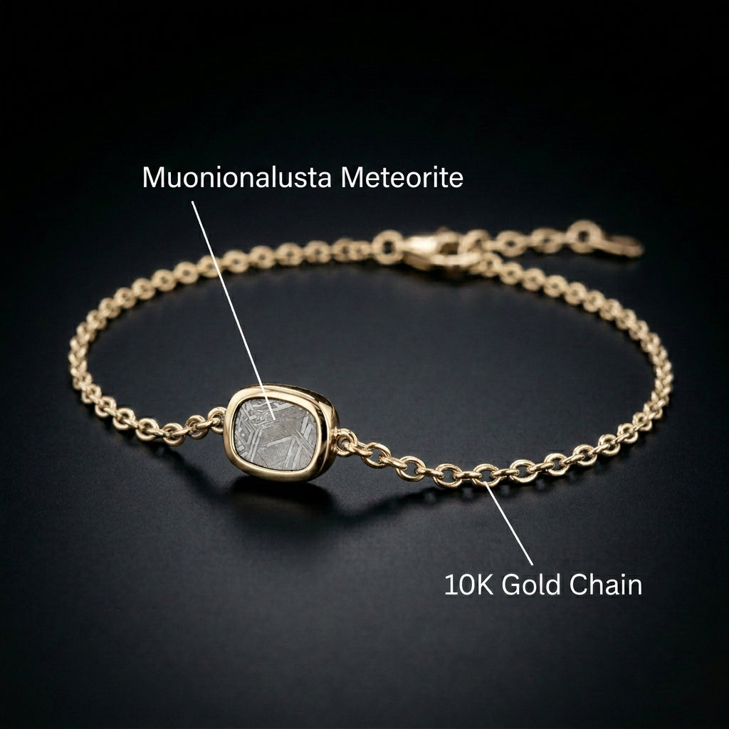 Meteorite Chain Bracelet — Materials