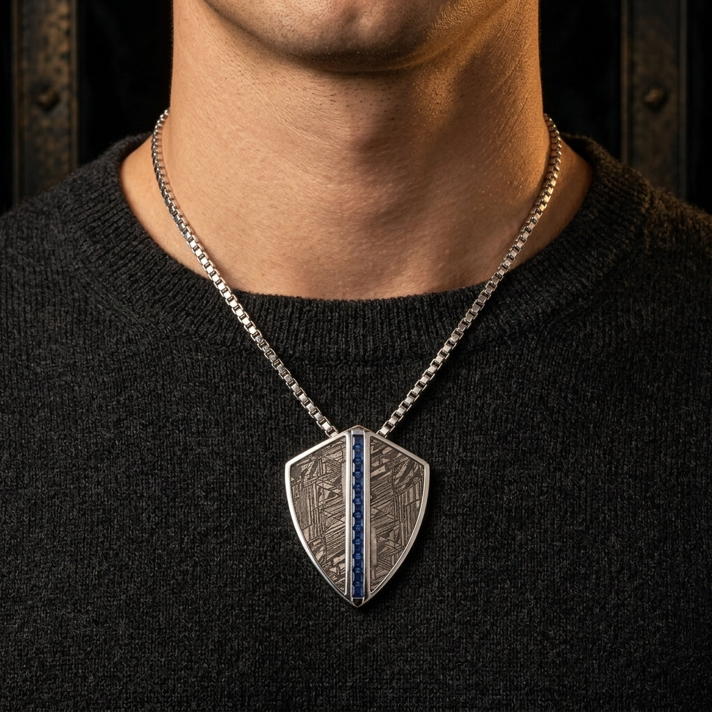 Shield — On chest