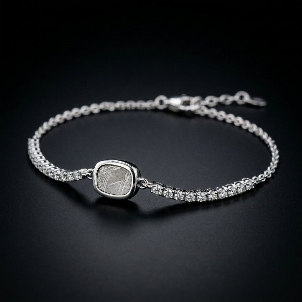Meteorite Tennis Bracelet