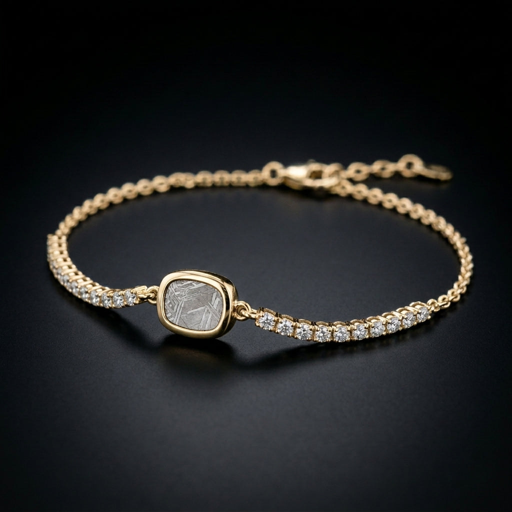 Meteorite Tennis Bracelet