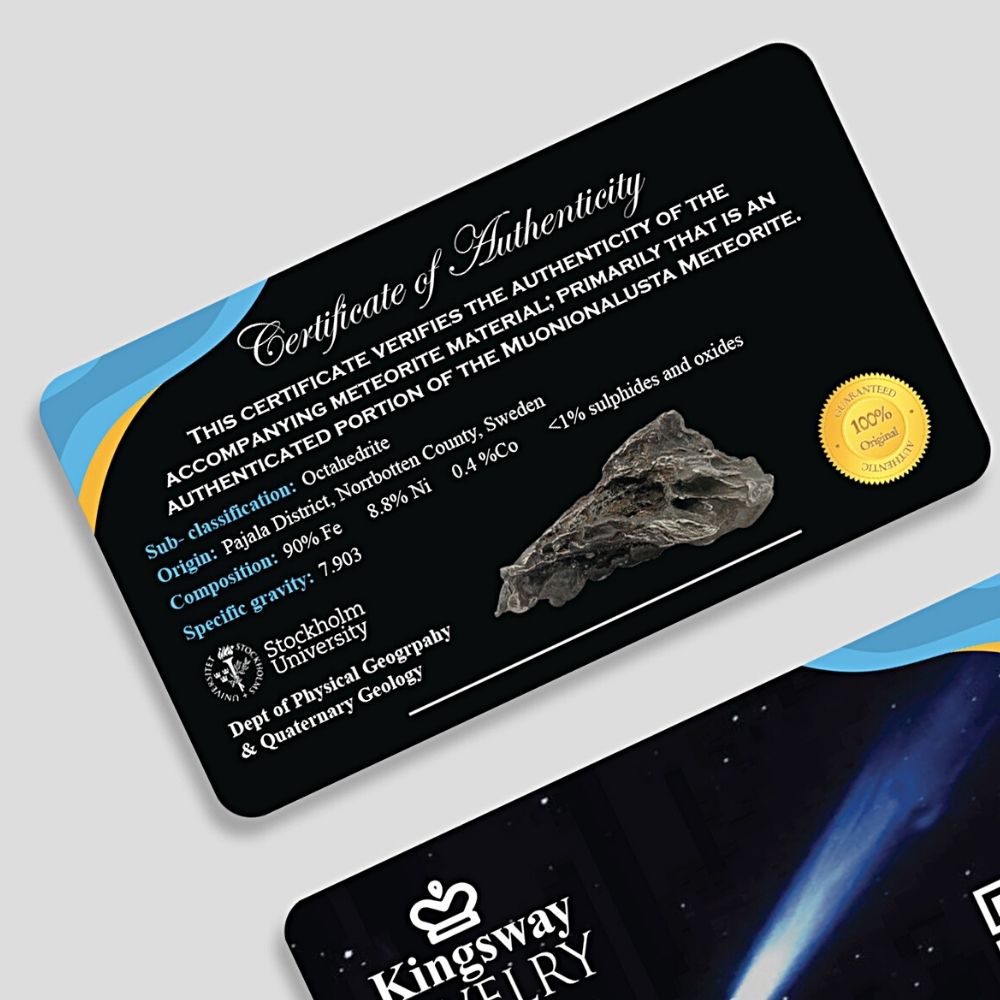 DarkStar - Meteorite Engagement Wedding Rings 3pc | Tungsten & Meteorite His and Hers Wedding Rings Sets