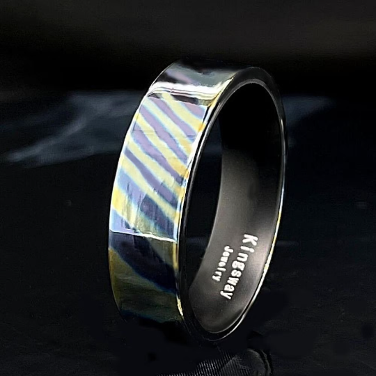 Titanium Ring for Men and Women | Stainless Steel Wedding Band for Unisex| 6mm