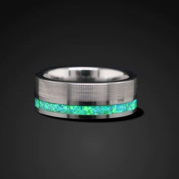The Captivating Fusion: Meteorite and Opal Wedding Rings