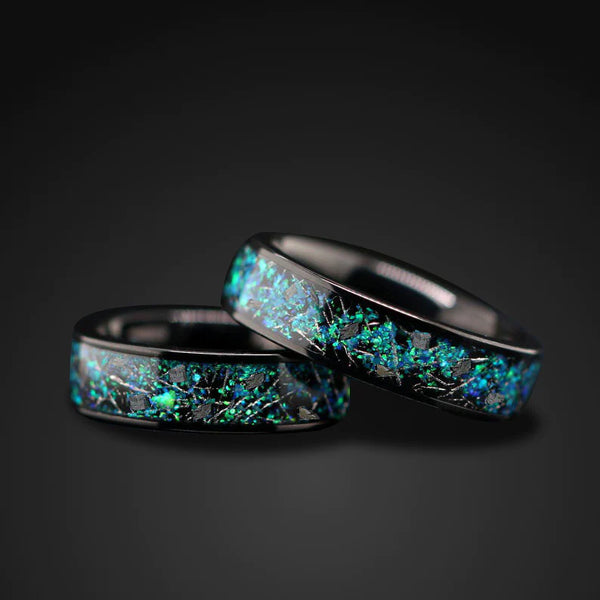 Unveiling the Elegance of Opal: Wedding Bands that Radiate Beauty