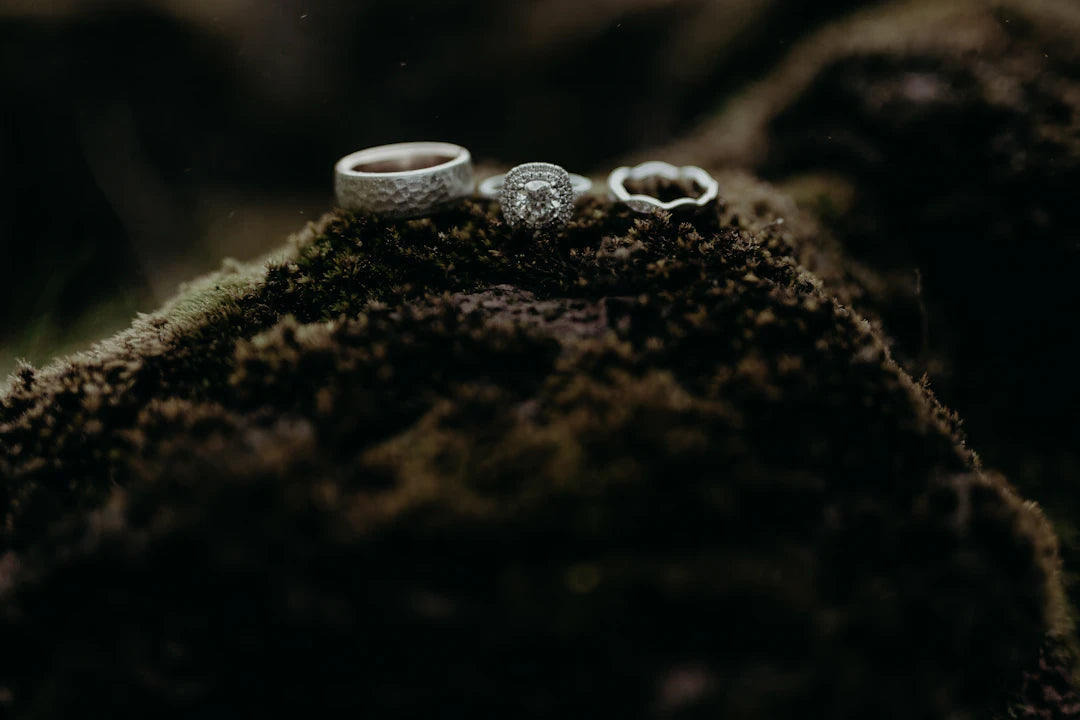 Meteorite Wedding Rings for a Celestial Connection