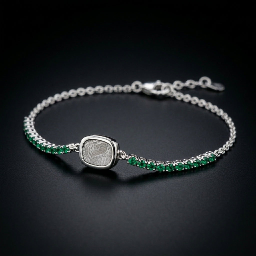 Meteorite Tennis Bracelet