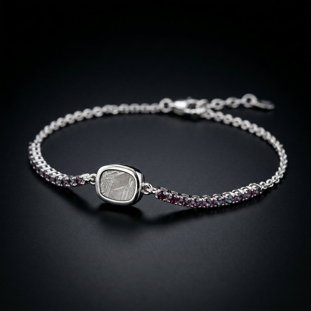 Meteorite Tennis Bracelet