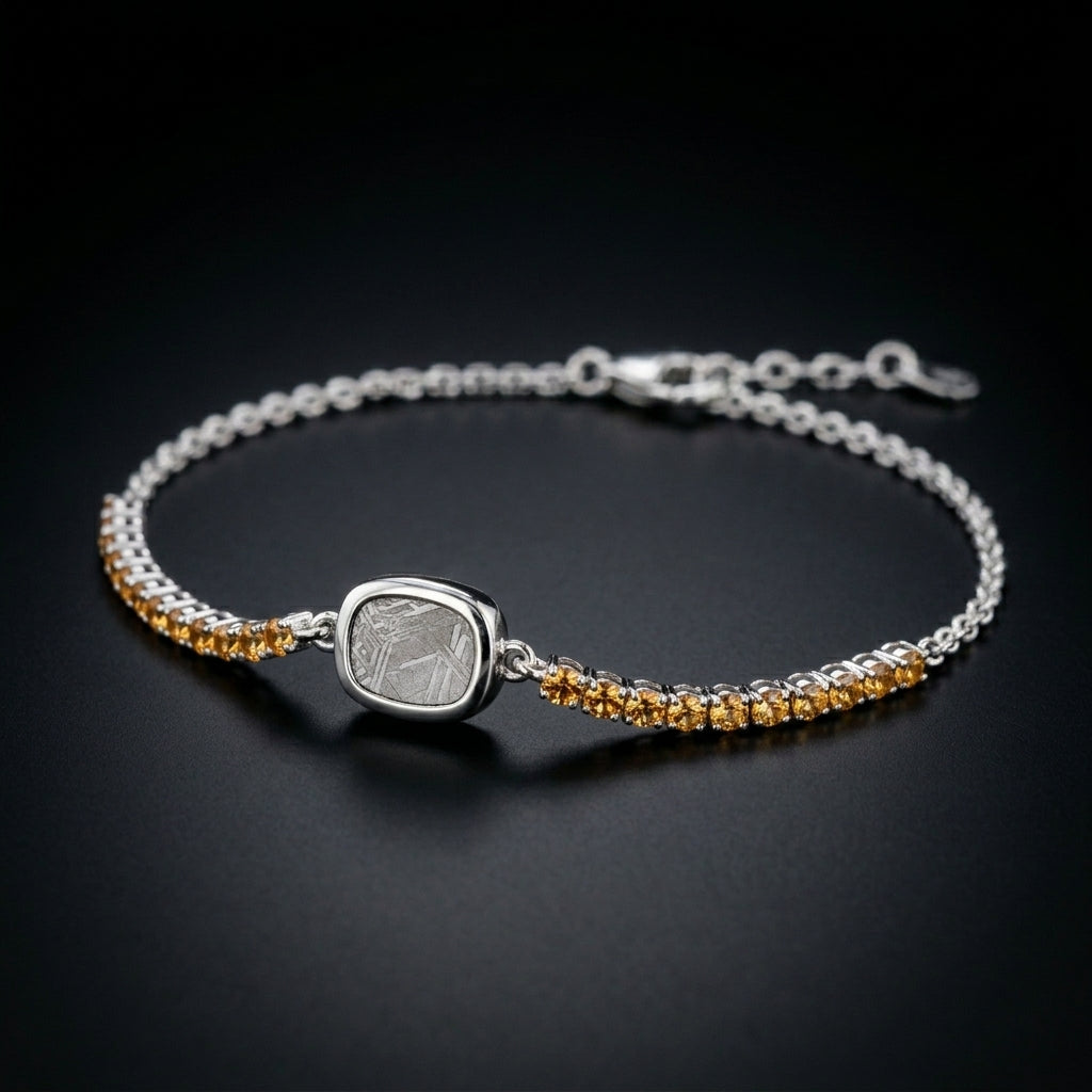 Meteorite Tennis Bracelet