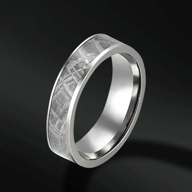 Golden Skyfall Set - 3PCS His & Her Wedding Engagement Ring Set | 1.3 ct Lab Diamond | Muonionalusta Meteorite Wedding Band