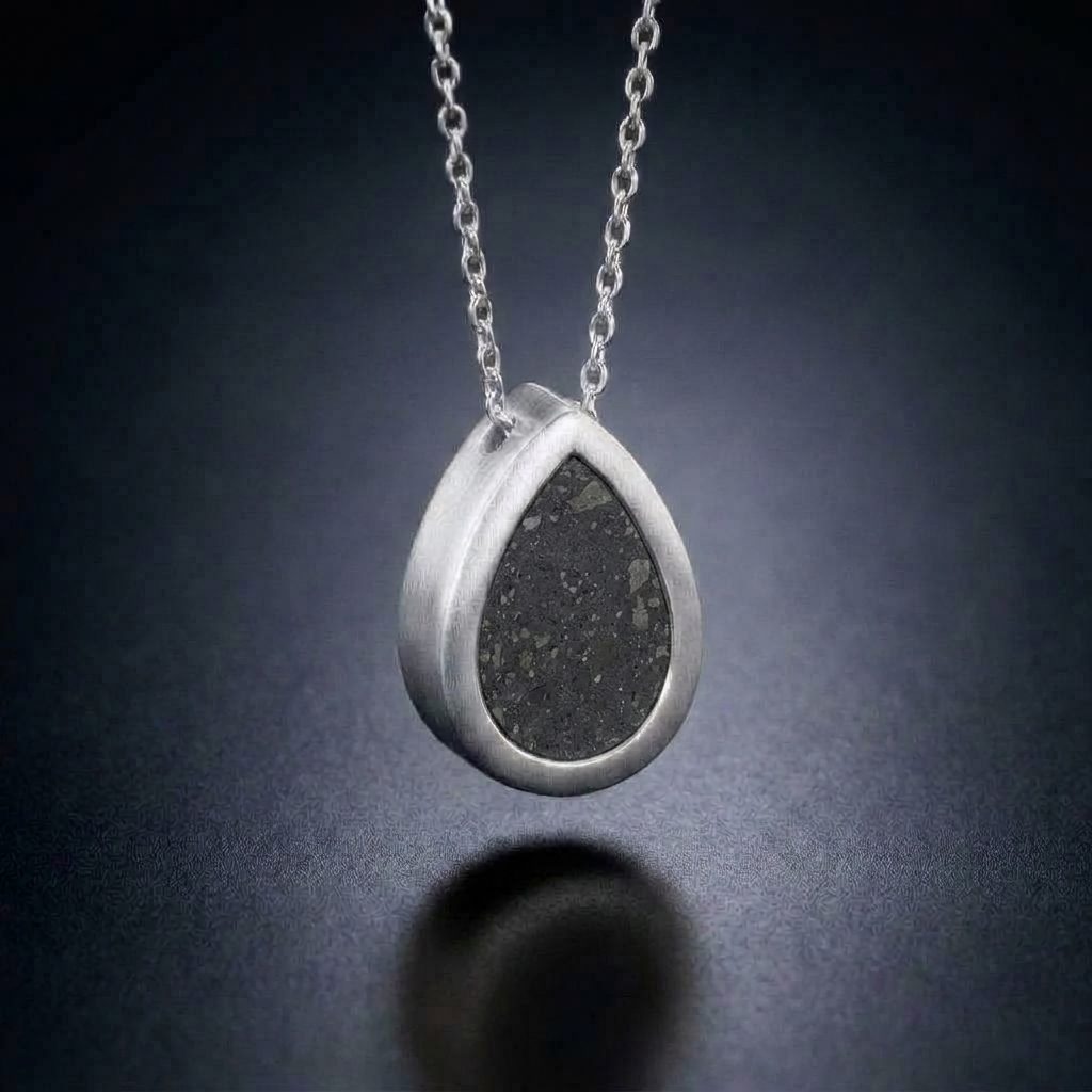 Teardrop - Lunar Meteorite - Pendant