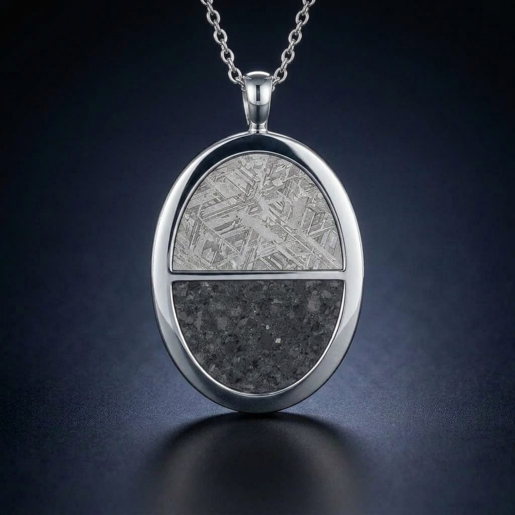 Horizon - Muonionalusta & Lunar Meteorite - Pendant