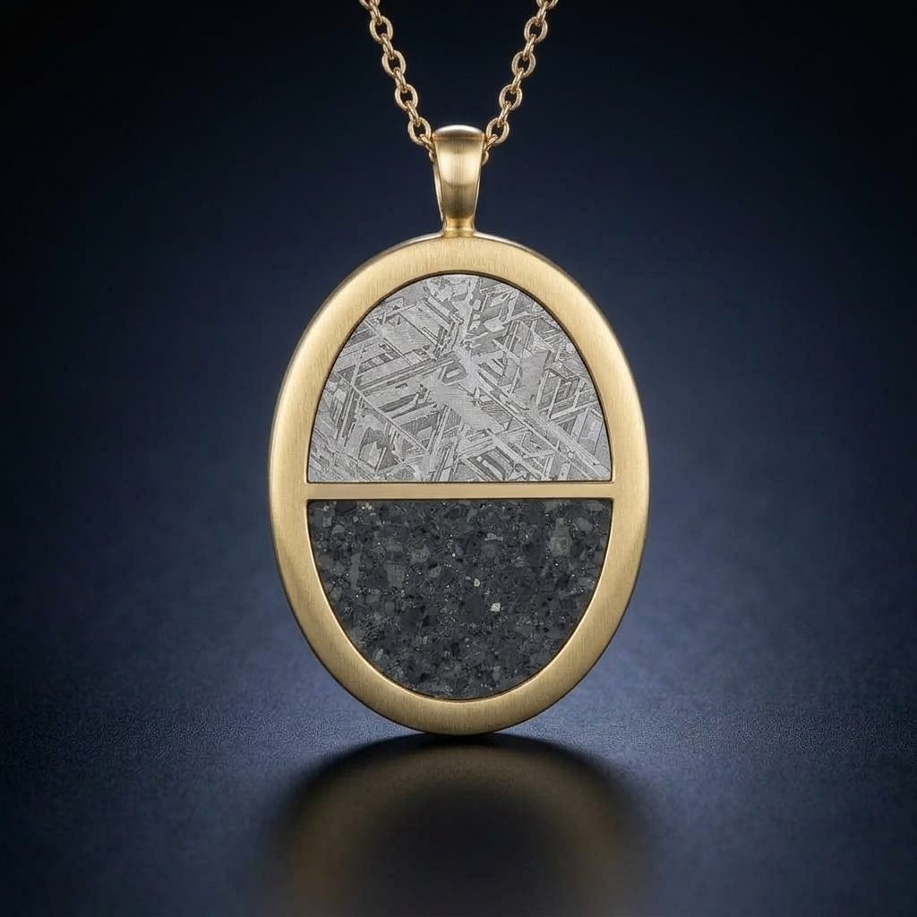 Horizon - Muonionalusta & Lunar Meteorite - Pendant
