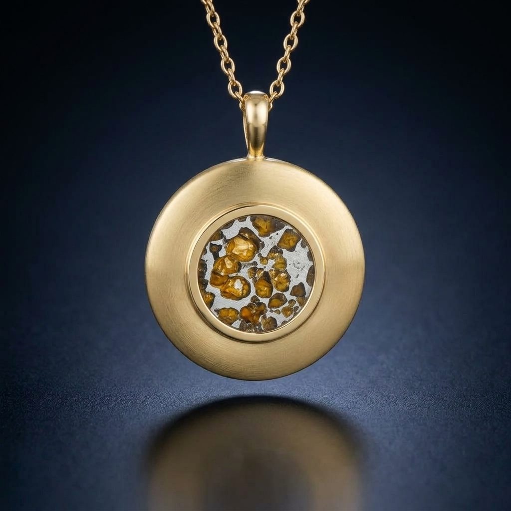 Solstice - Sericho Pallasite - Pendant