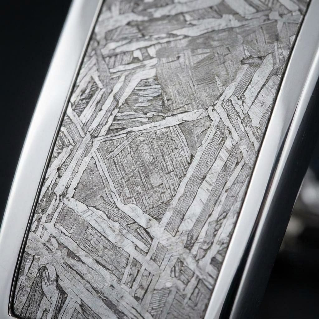 Andromeda Twist - Muonionalusta Meteorite - Cufflinks