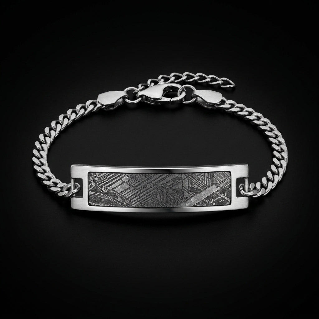 Stellar ID — Men's Slim Aletai Meteorite Bracelet