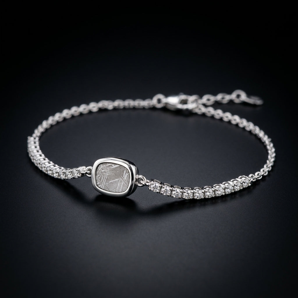 Meteorite Tennis Bracelet